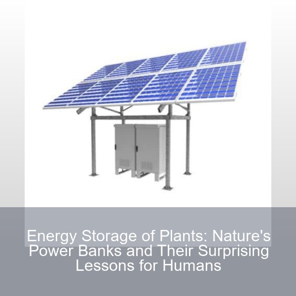 Energy Storage of Plants: Nature's Power Banks and Their Surprising Lessons for Humans